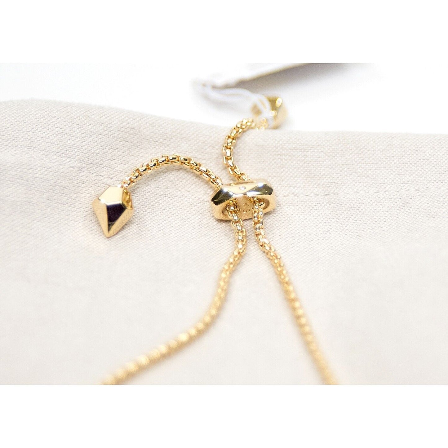 Kendra Scott Jack Purple Crystal Delicate Glold Plated Chain Bracelet NWT