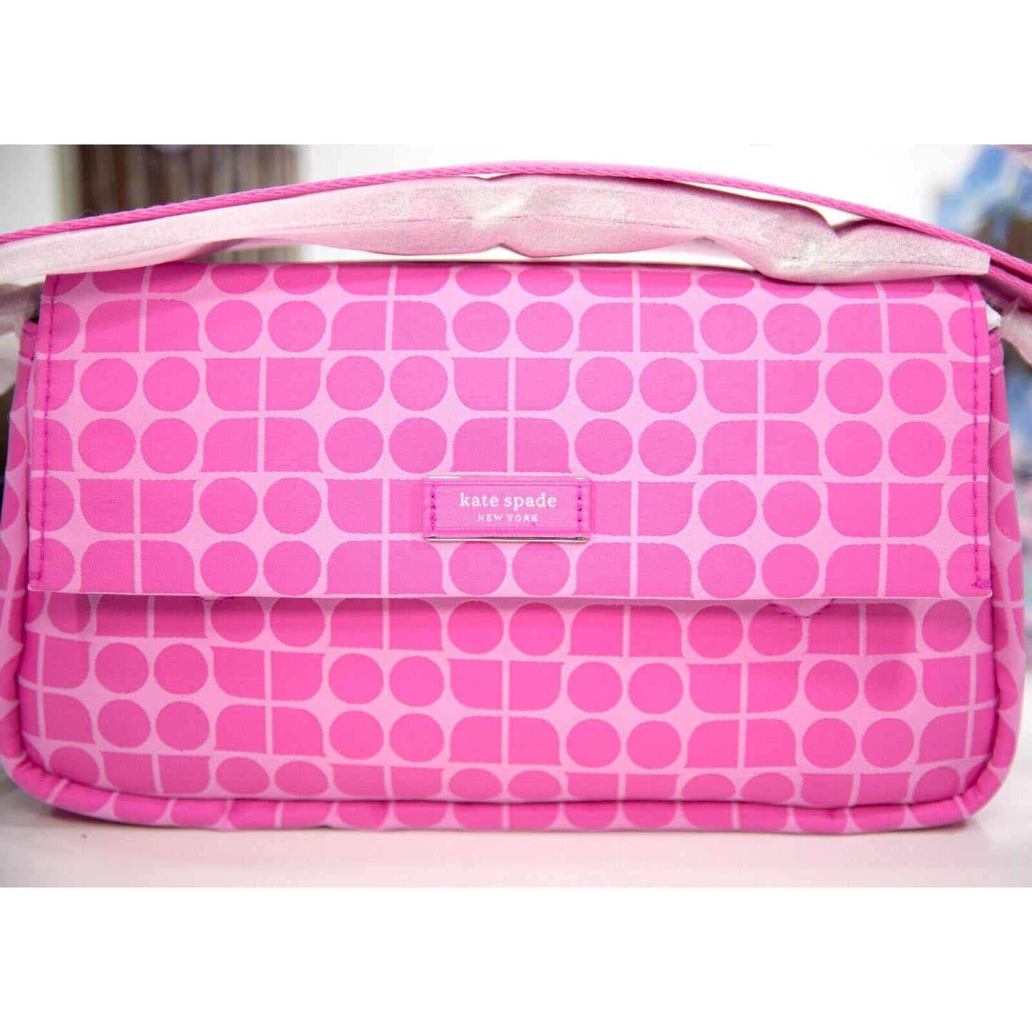 Kate Spade Vivid Snapdragon Pink Noel Convertible Shoulder Crossbody Bag NWT