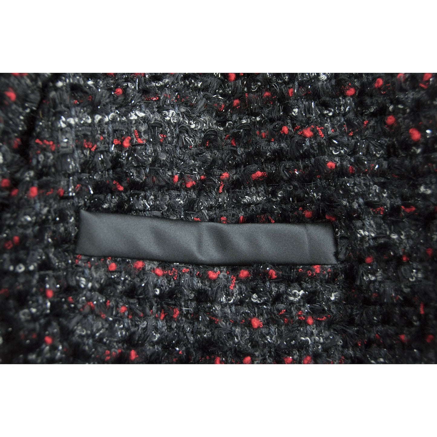 Armani Collezioni Black Red Oversize Runway Wool Jacket Blazer 10 $1795 NWT