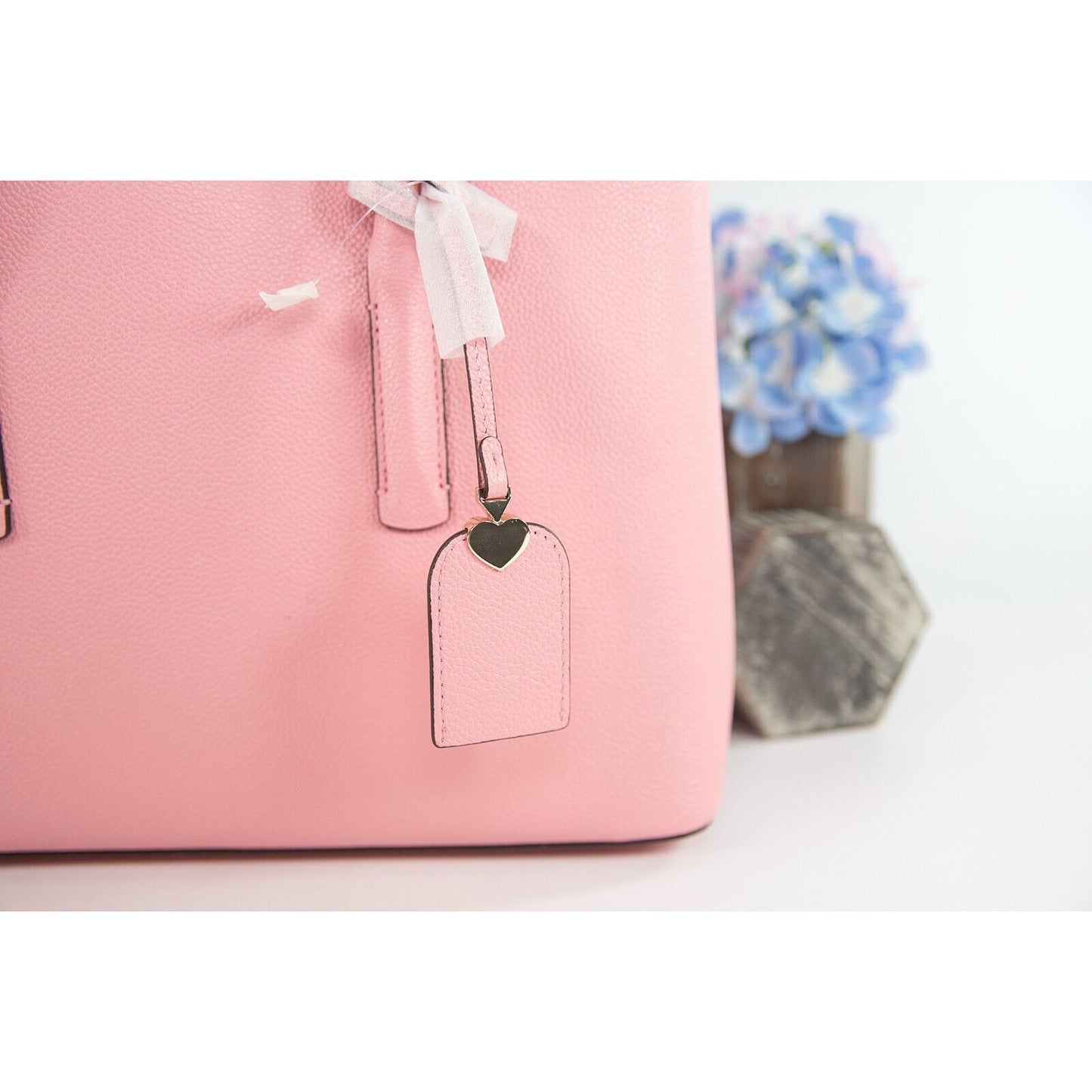 Kate Spade Margaux Pink Carnation Leather Large Satchel Shoulder Bag NWT