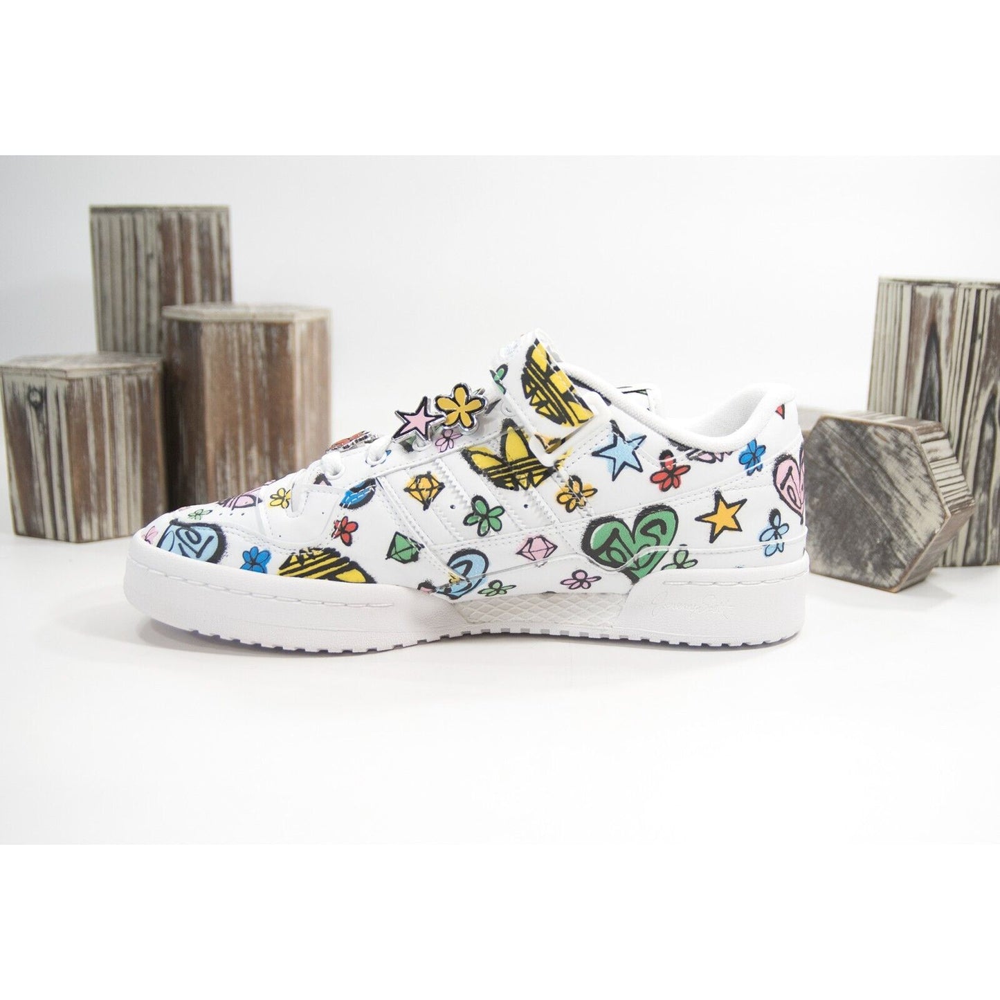 Adidas X Jeremy Scott Forum 84 Low Monogram Sneakers Shoes Mens 11 NIB
