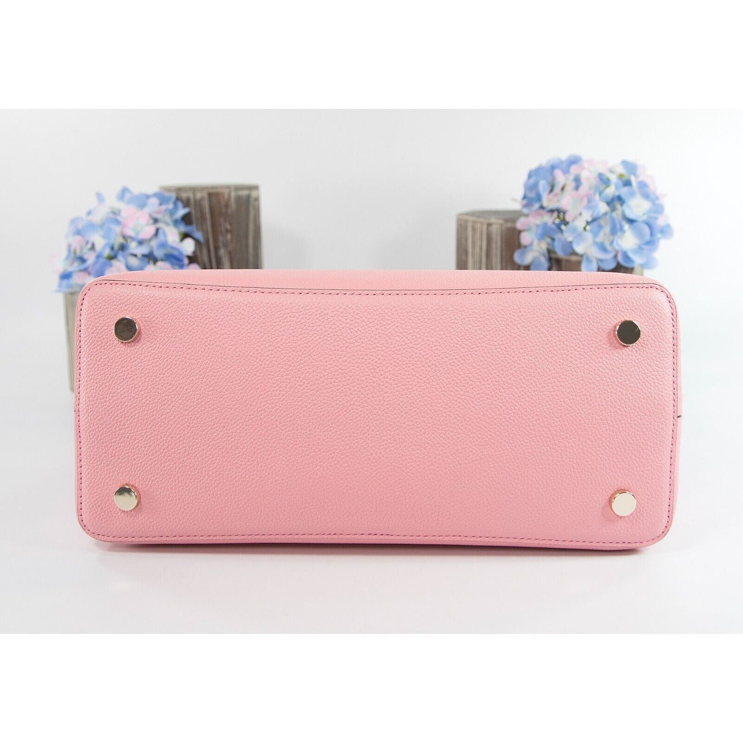 Kate Spade Margaux Pink Carnation Leather Large Satchel Shoulder Bag NWT