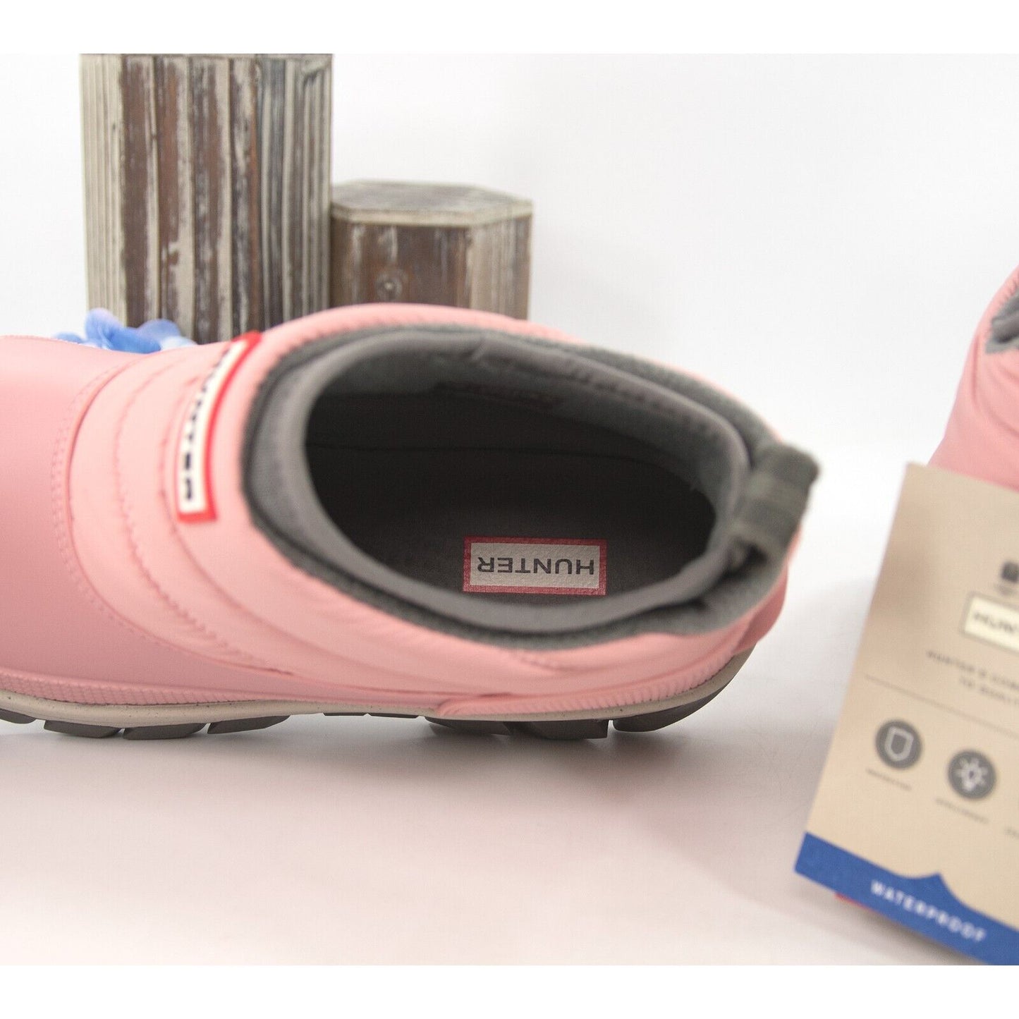 Hunter Boot Company Insulated Quartz Pink Bootie Low Winter Snow Boots 9 NIB