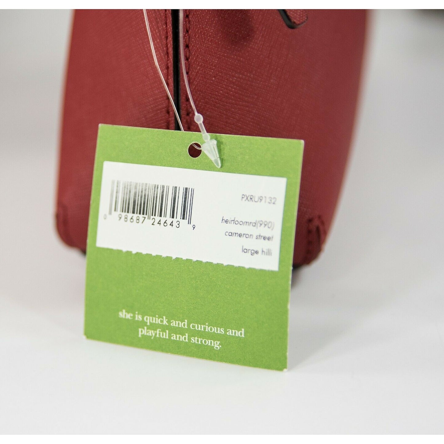 Kate Spade Cameron Street Large Hilli Red Saffiano Leather Dome Crossbody NWT