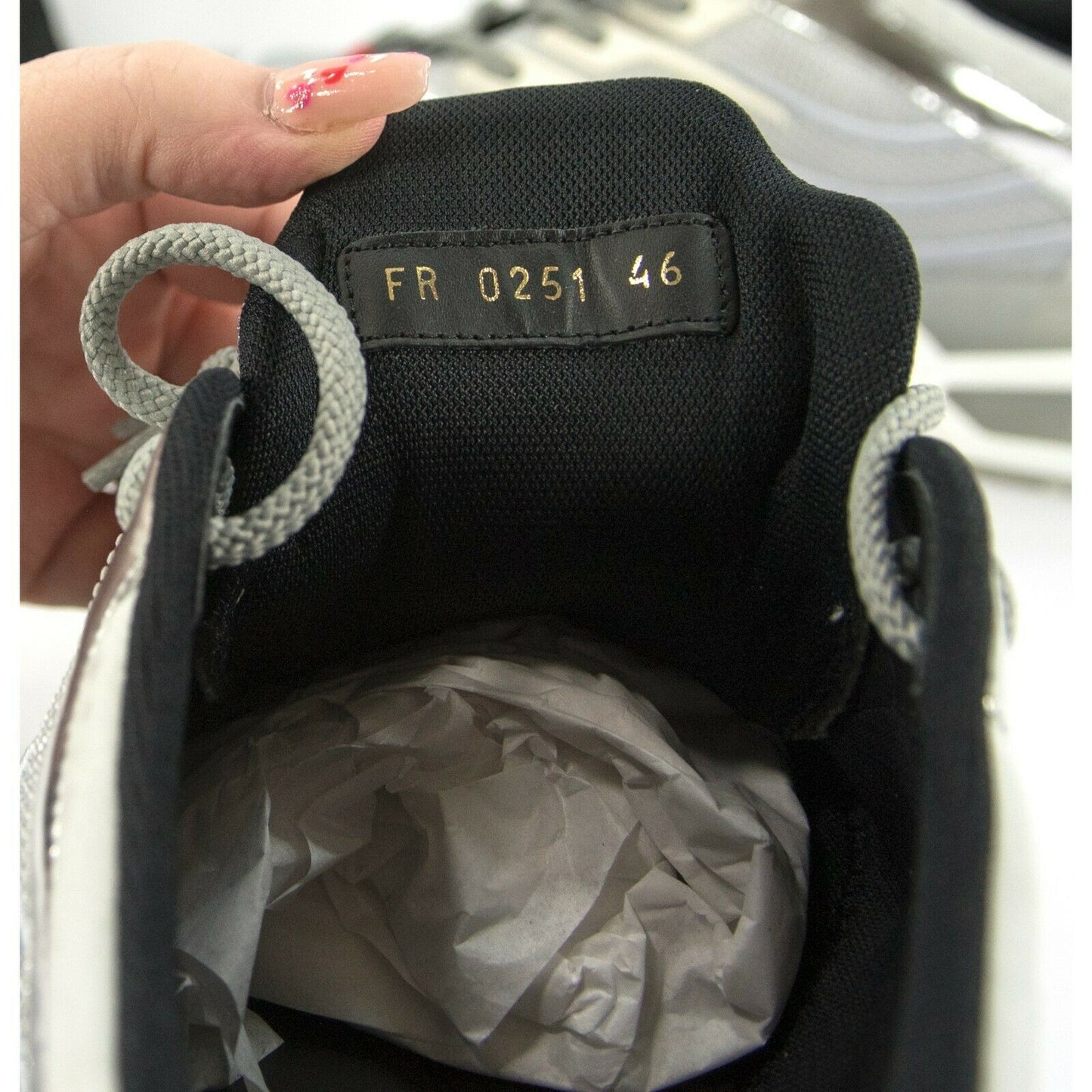 Givenchy Mens GIV 1 Silver Metallic Calf Leather Sneakers 46 NIB