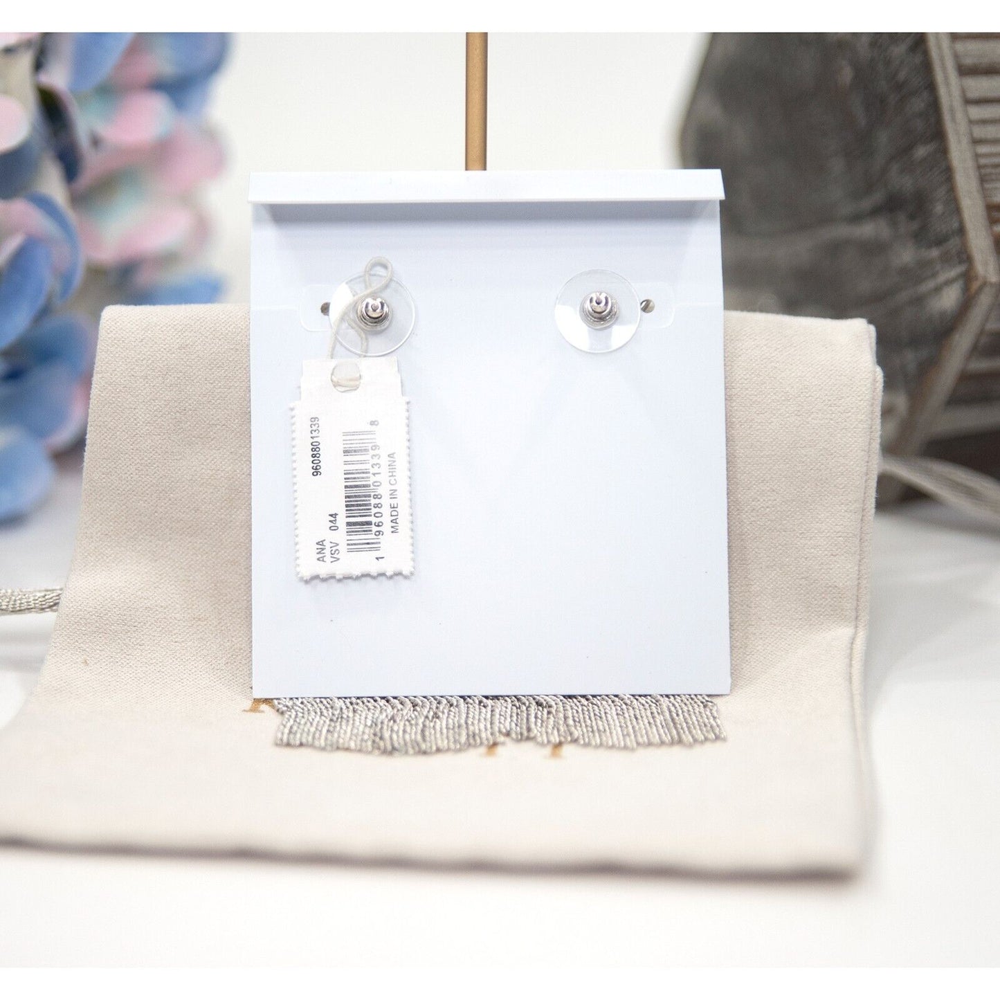 Kendra Scott Ana Floral Fringe Rhodium Drop Dangle Statement Earrings NWT