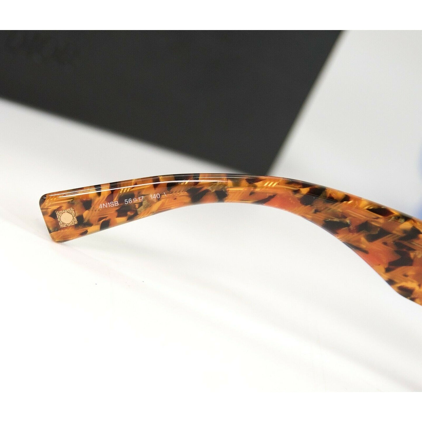 Christian Dior 4N1SB Honey Tweed Flanelle 3 Logo Sunglasses NWT Case
