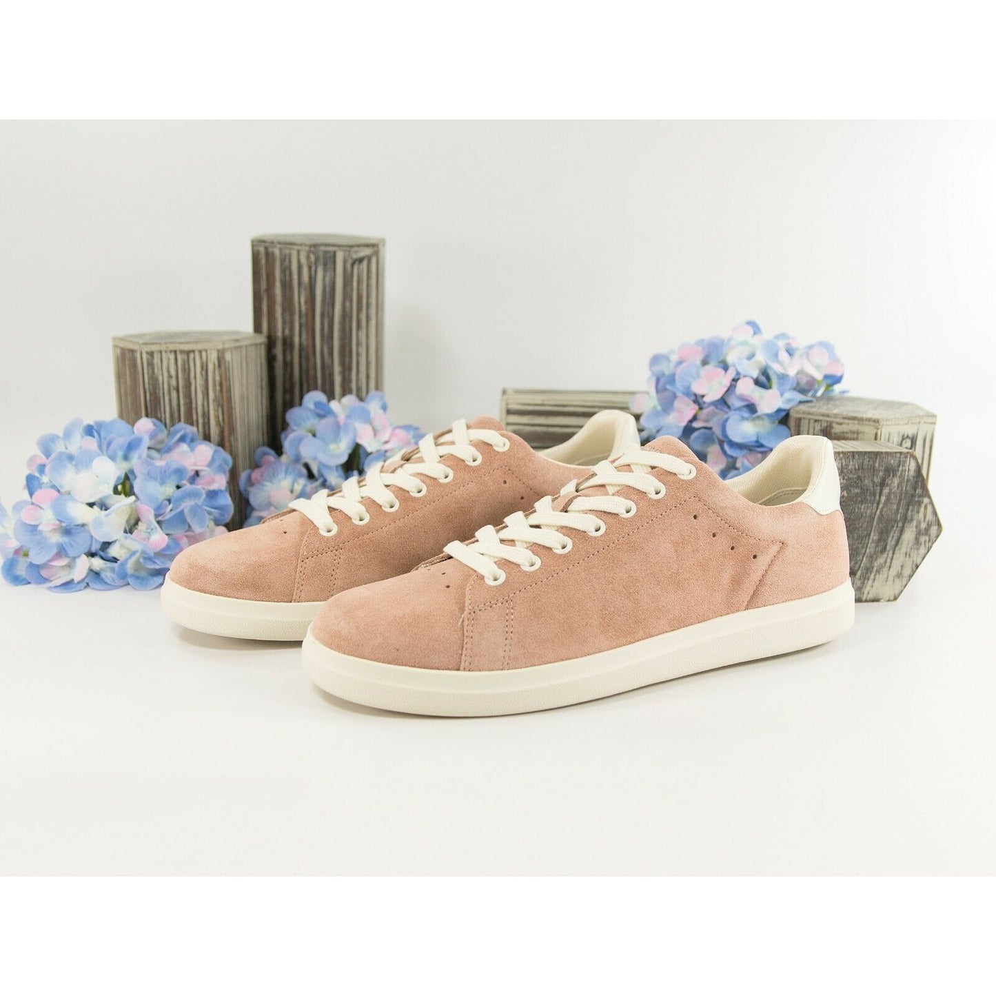 Tory Burch Howell Court Malva Pink Suede Trainer Sneaker Athletic Shoe Sz 9 NIB