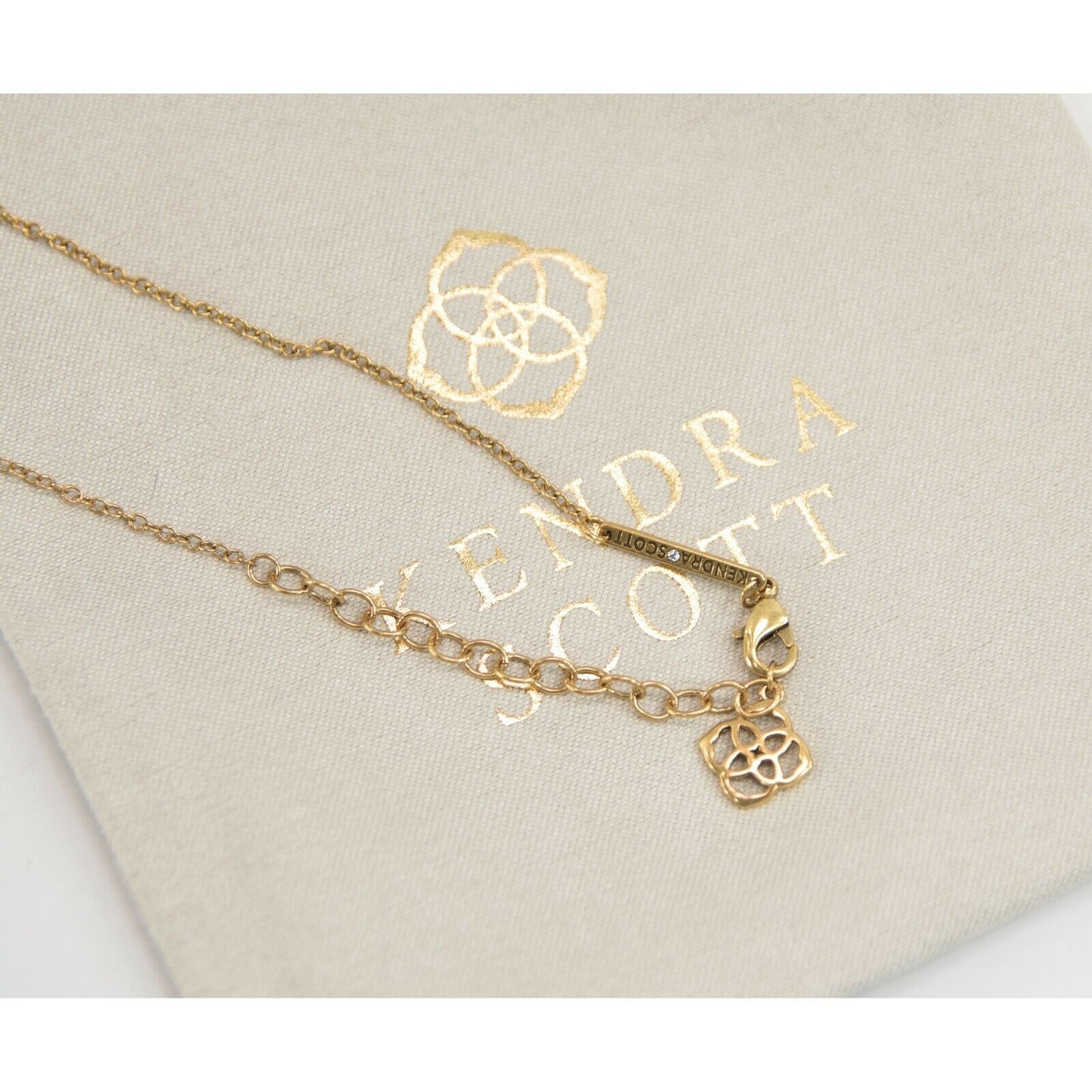 Kendra Scott Elisa Gold Red Magnesite Pendant Station Necklace NWT