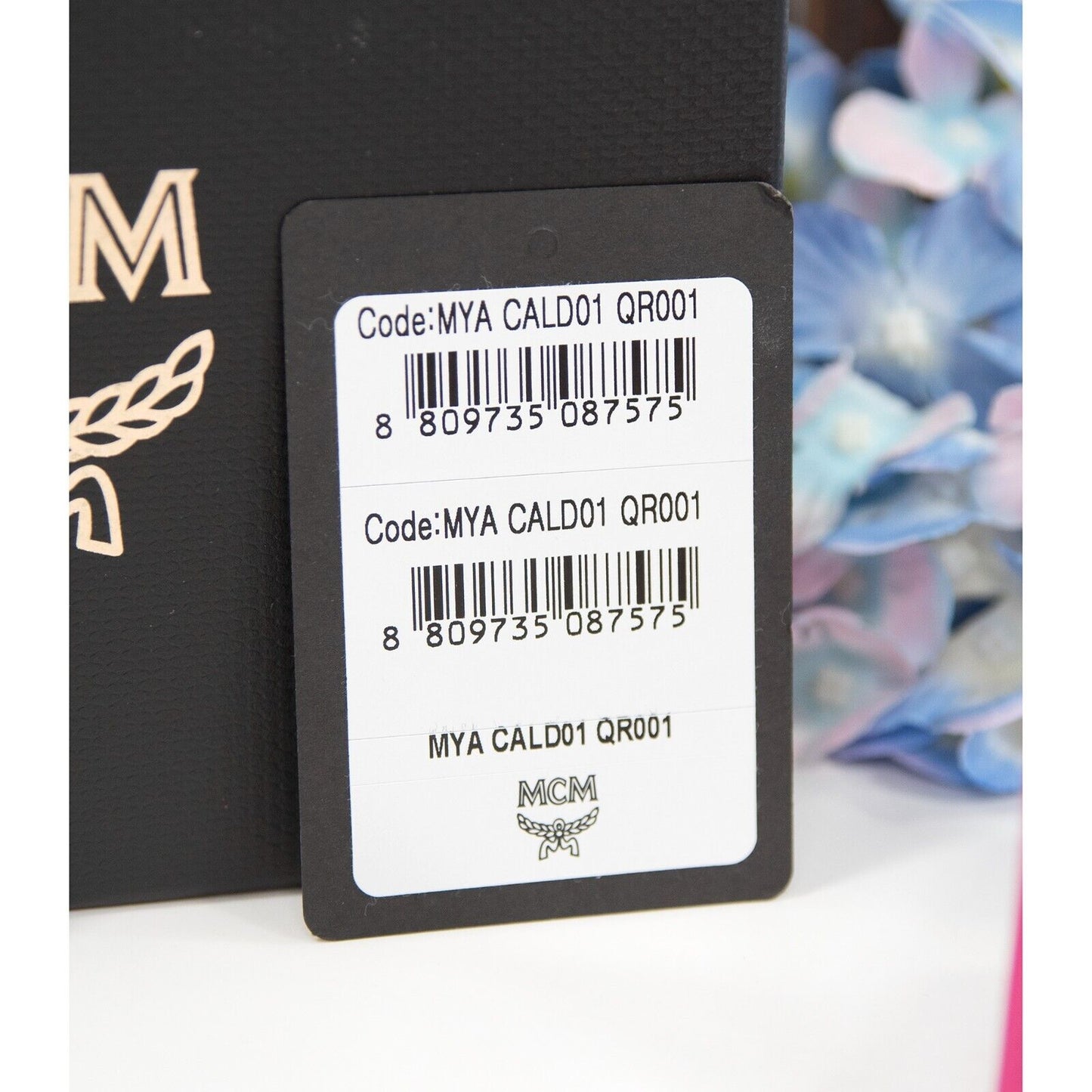 MCM Mode Travia Card Case Fuchsia Purple Zip Card Case Mini Wallet NWT