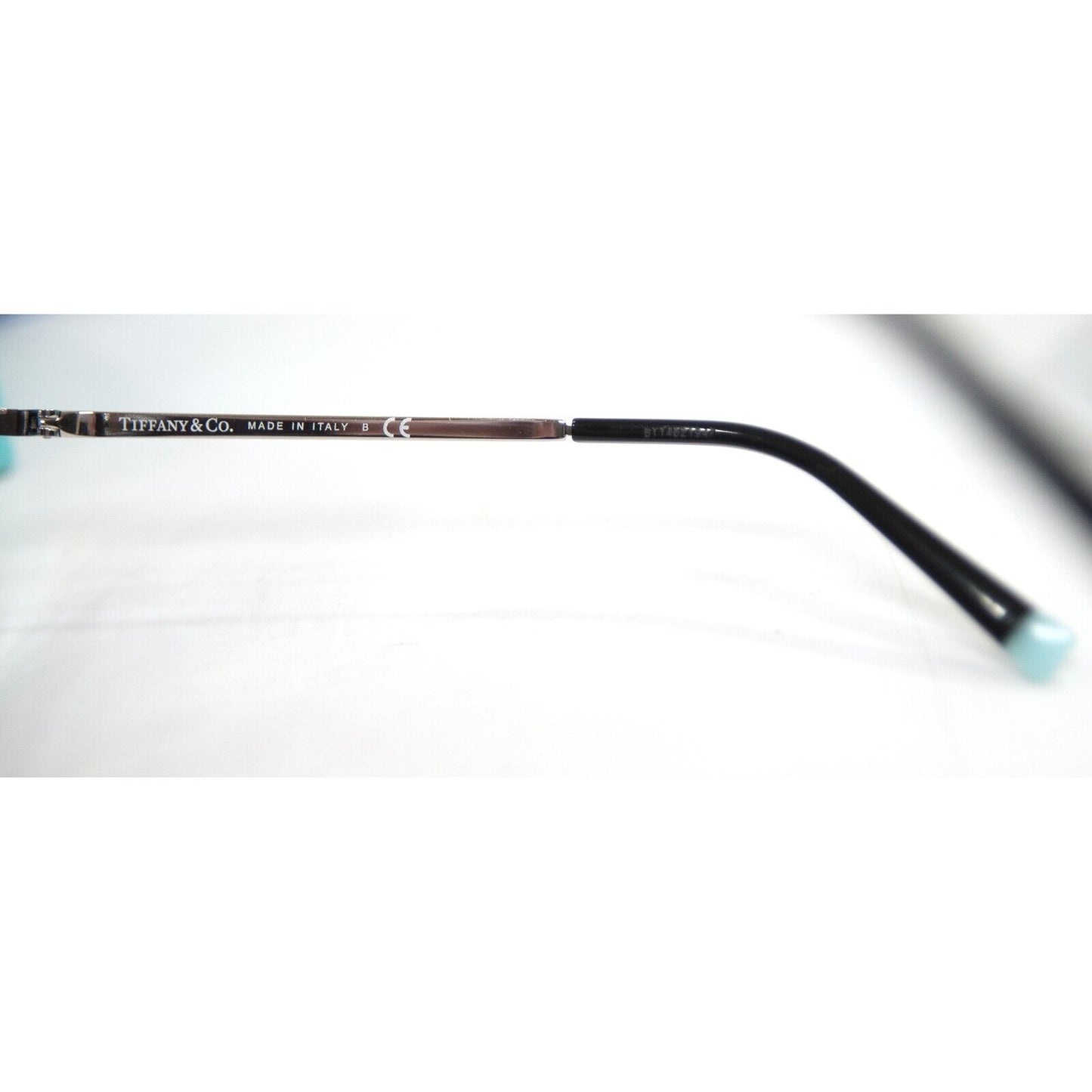 Tiffany & Co. TF4173B Black Frame Crystal Tiffany Blue Sunglasses NWT Case