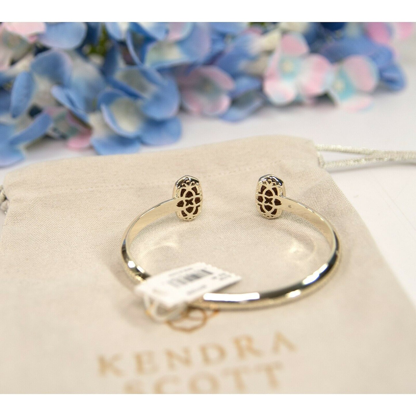 Kendra Scott Elton Goldstone Bangle Cuff Bracelet NWT