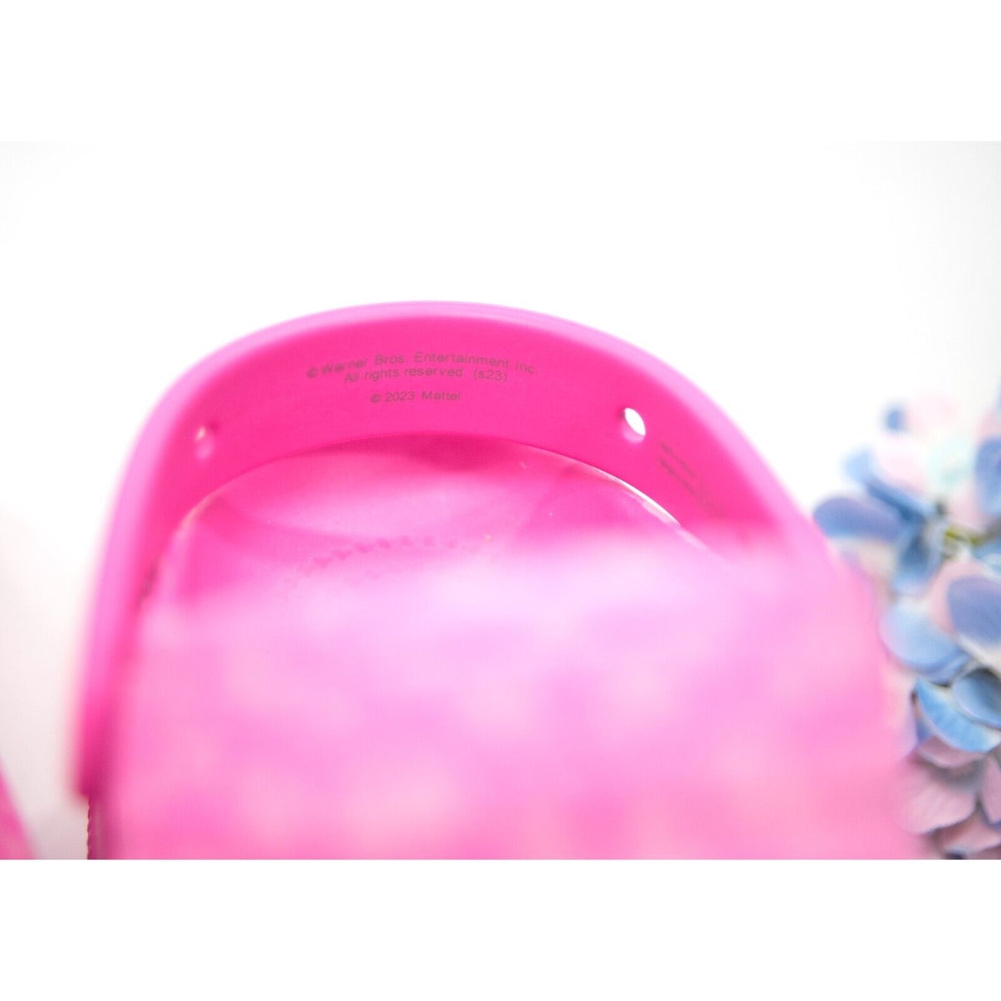 Crocs X Barbie The Movie Electric Pink Mega Crush Clog with Jibbitz NWT