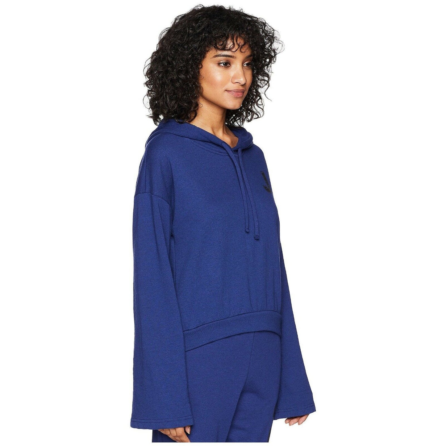 Juicy Couture Twilight Glitter French Terry Pullover Wide Sleeve Hoodie L NWT