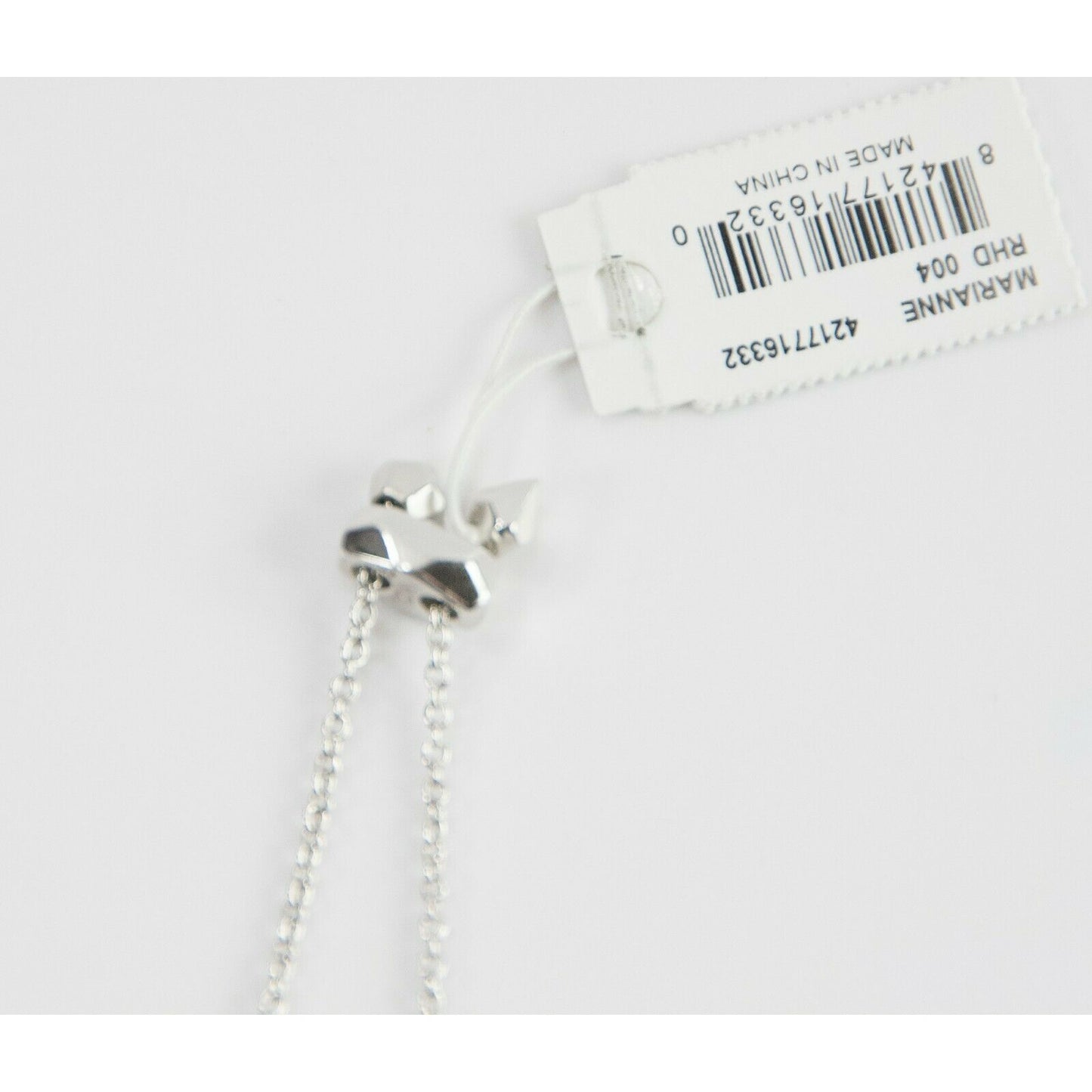 Kendra Scott Marianne Rhodium Cascade CZ Chain Bracelet NWT