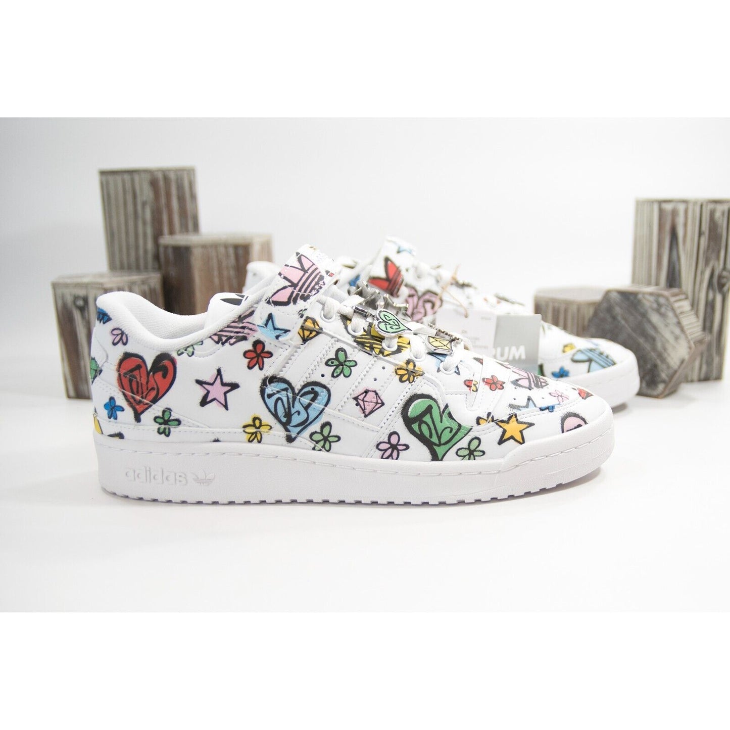 Adidas X Jeremy Scott Forum 84 Low Monogram Sneakers Shoes Mens 11 NIB