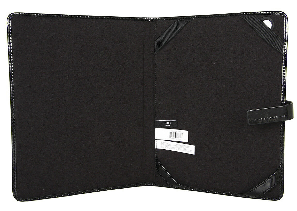 Marc Jacobs Wildcard Woven Straw Tablet iPad Folio Book Case NWT