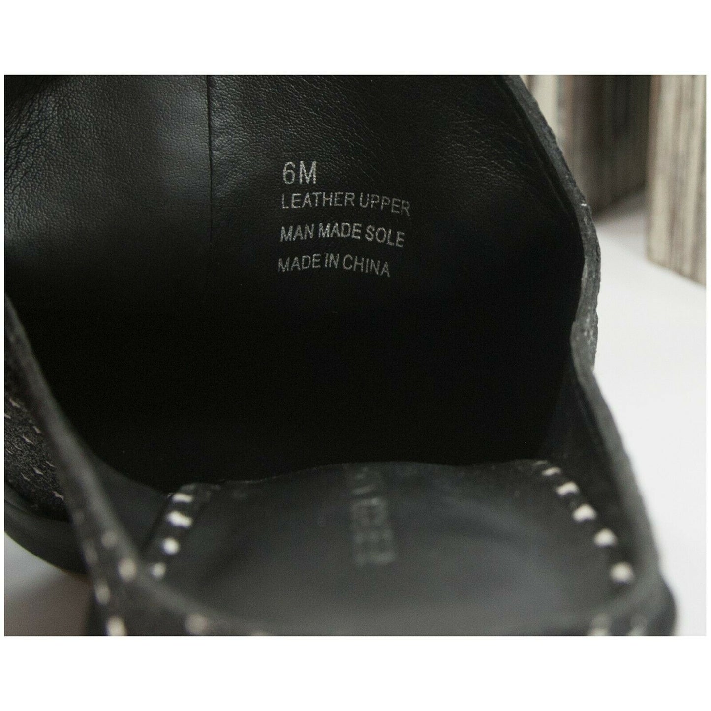Rebecca Minkoff Karynah Black Glitter Stars Leather Western Mule Bootie Size 6