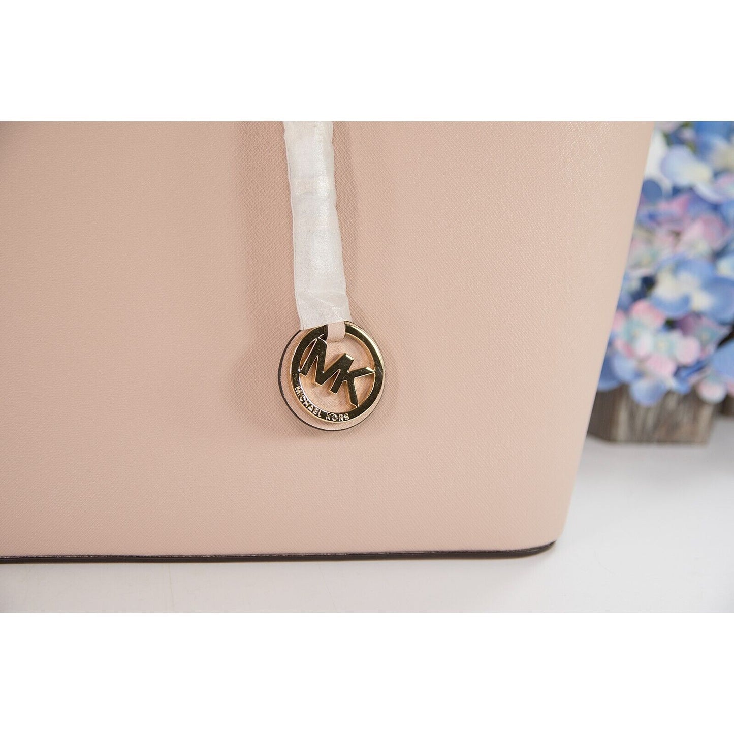 Michael Kors Soft Pink Saffiano Leather Multifunction Travel Tote Bag NWT