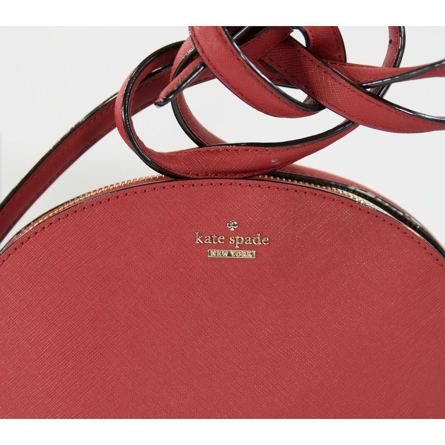 Kate Spade Cameron Street Large Hilli Red Saffiano Leather Dome Crossbody NWT