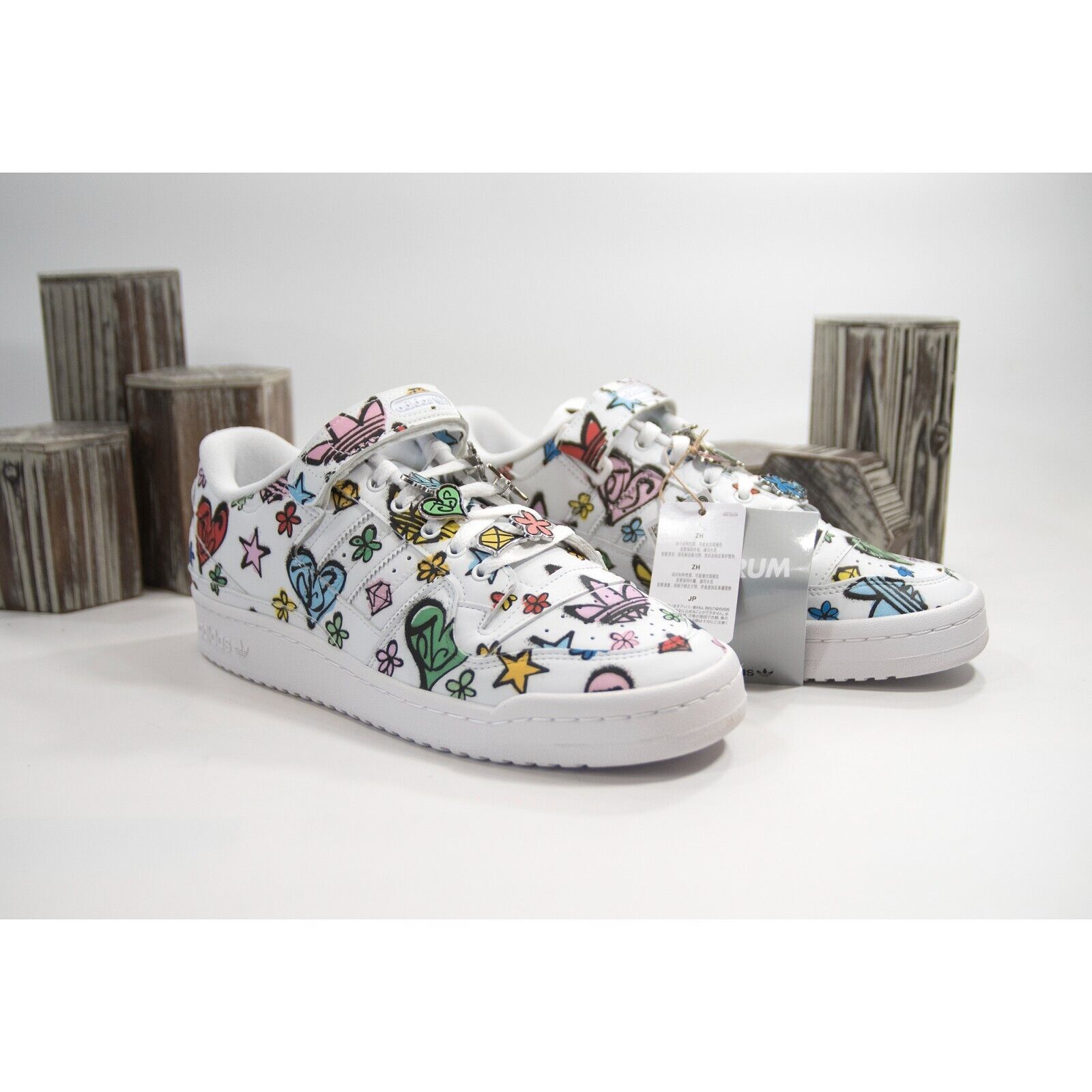 Syd Kategori Stranden Adidas X Jeremy Scott Forum 84 Low Monogram Sneakers Shoes Mens 11 NIB –  Design Her Boutique