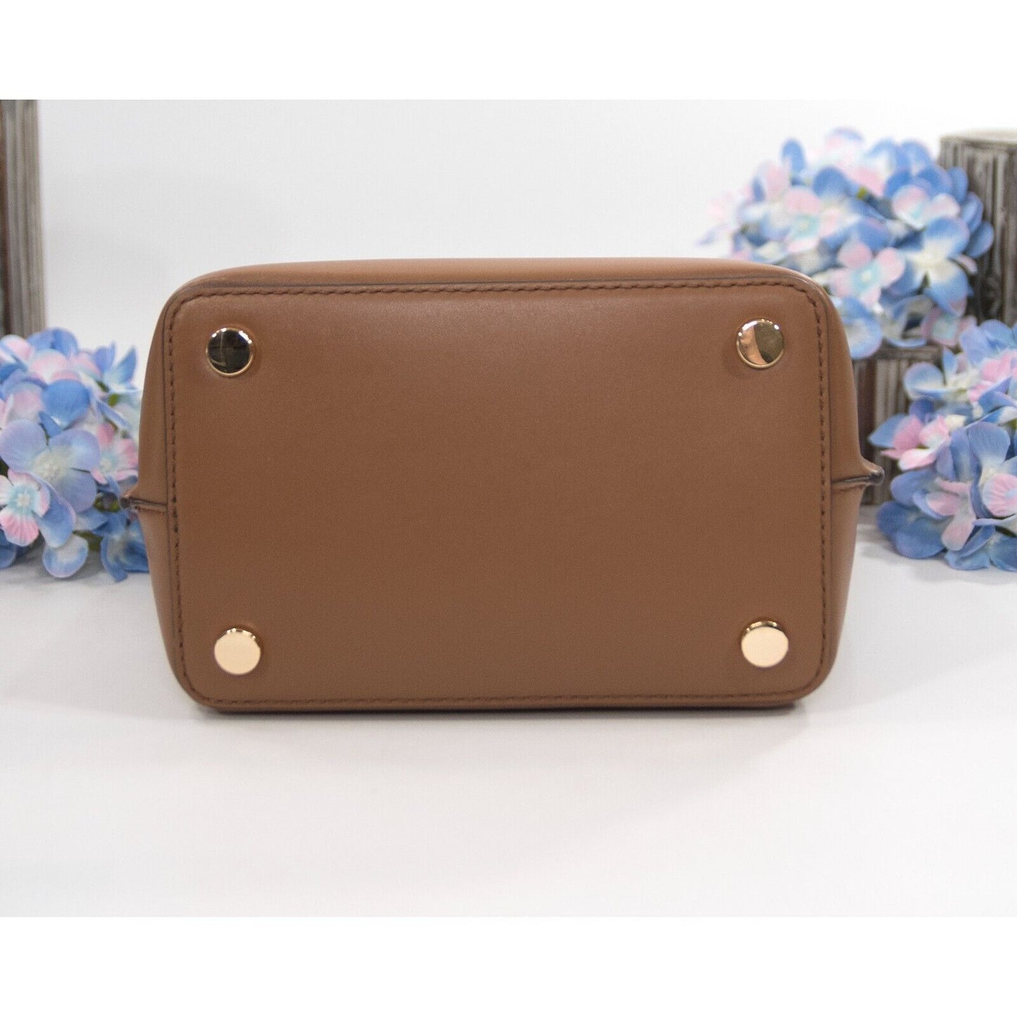 Michael Kors Luggage Brown Hamilton Legacy Leather Satchel Bag NWT