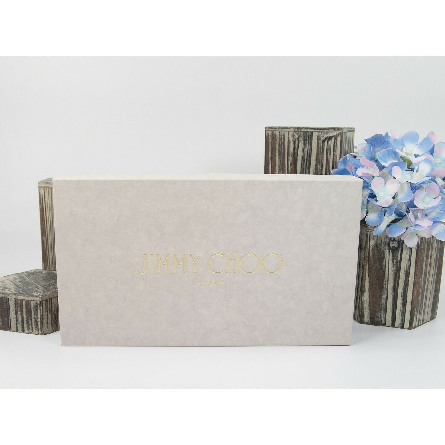 Jimmy Choo Gunmetal Metallic Leather Large Zip Around Continental Wallet NWT