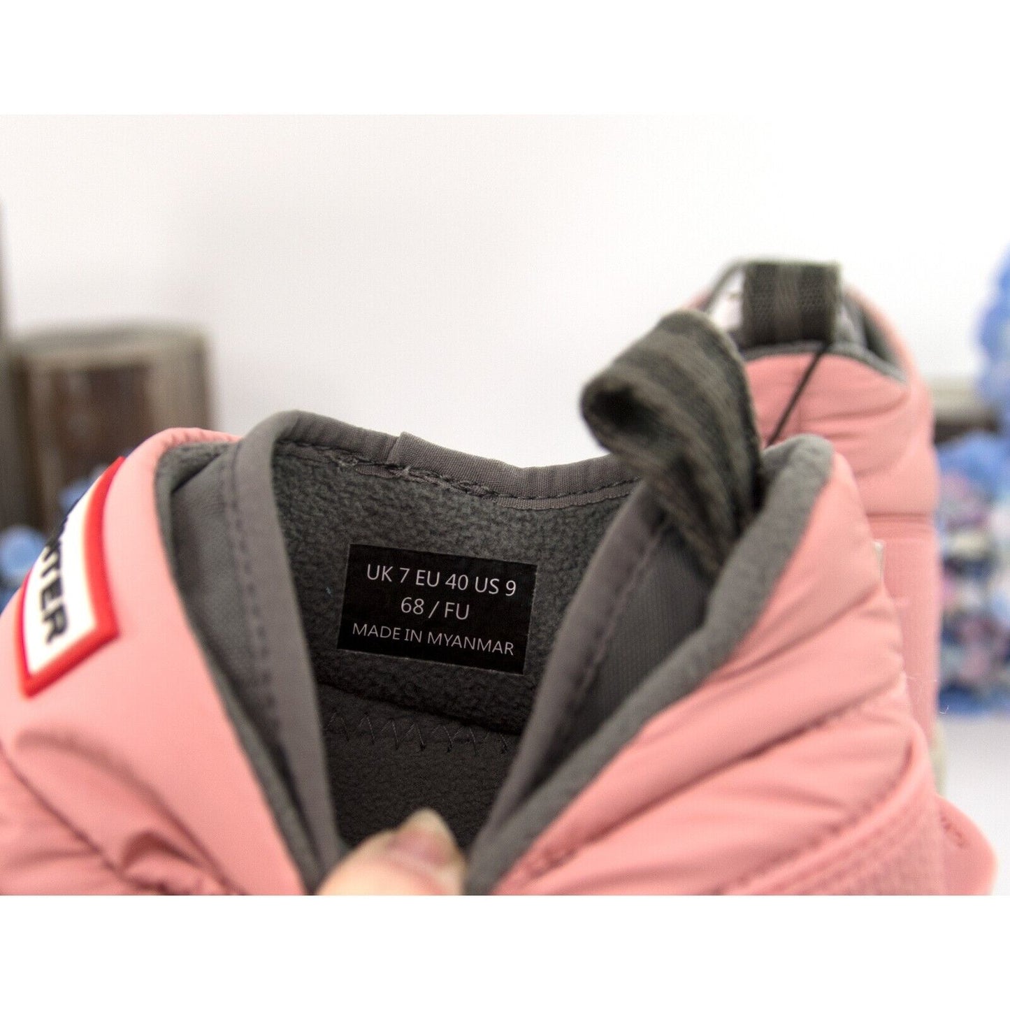 Hunter Boot Company Insulated Quartz Pink Bootie Low Winter Snow Boots 9 NIB