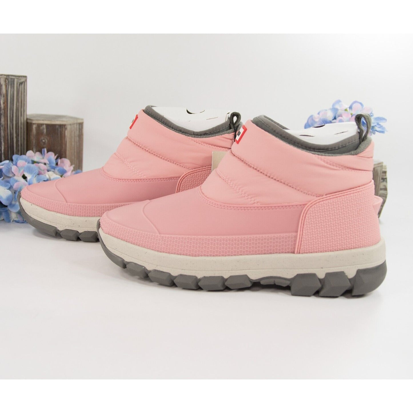 Hunter Boot Company Insulated Quartz Pink Bootie Low Winter Snow Boots 9 NIB