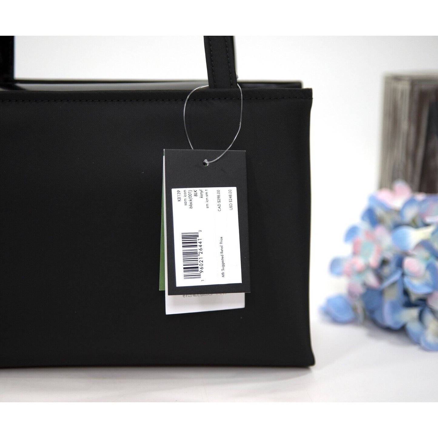 Kate Spade Black Nylon Small Sam Icon Crossbody Shoulder Bag NWT