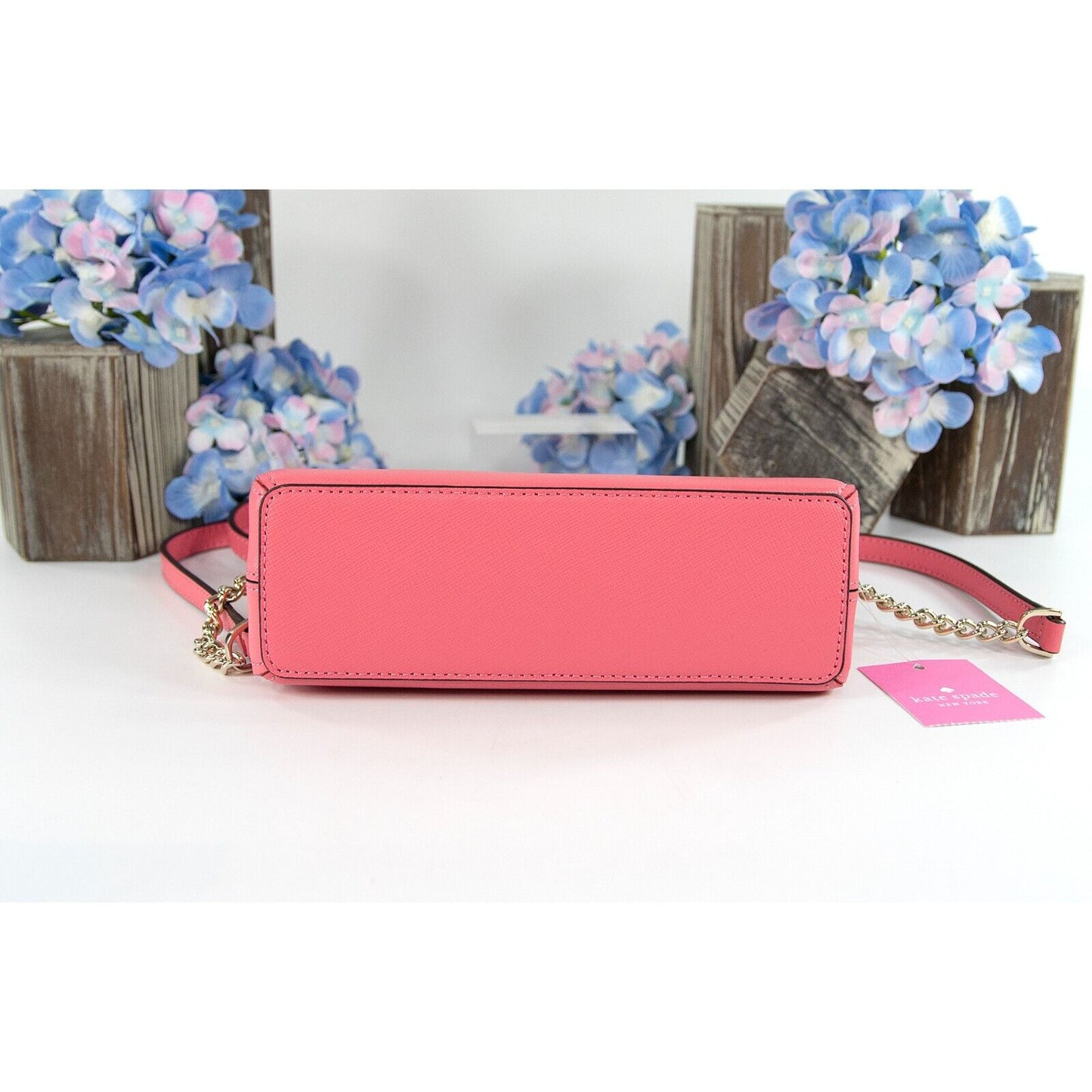 Kate Spade Cameron Street Hilli Garden Pink Leather Dome Crossbody Bag NWT