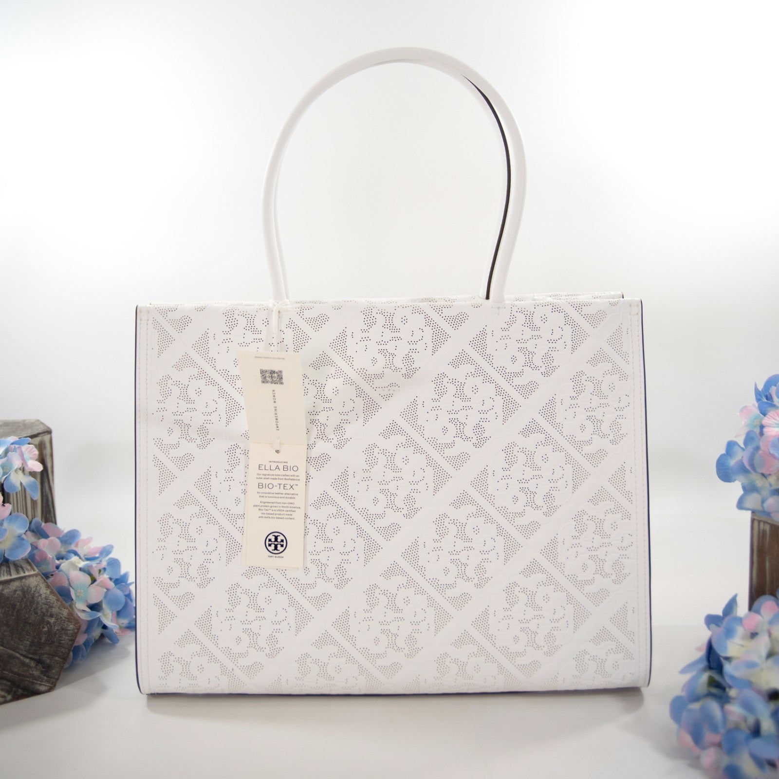 関税送料込★トリーバーチ★Ella Bio Perforated Small Tote small-ella-bio-tote-front.