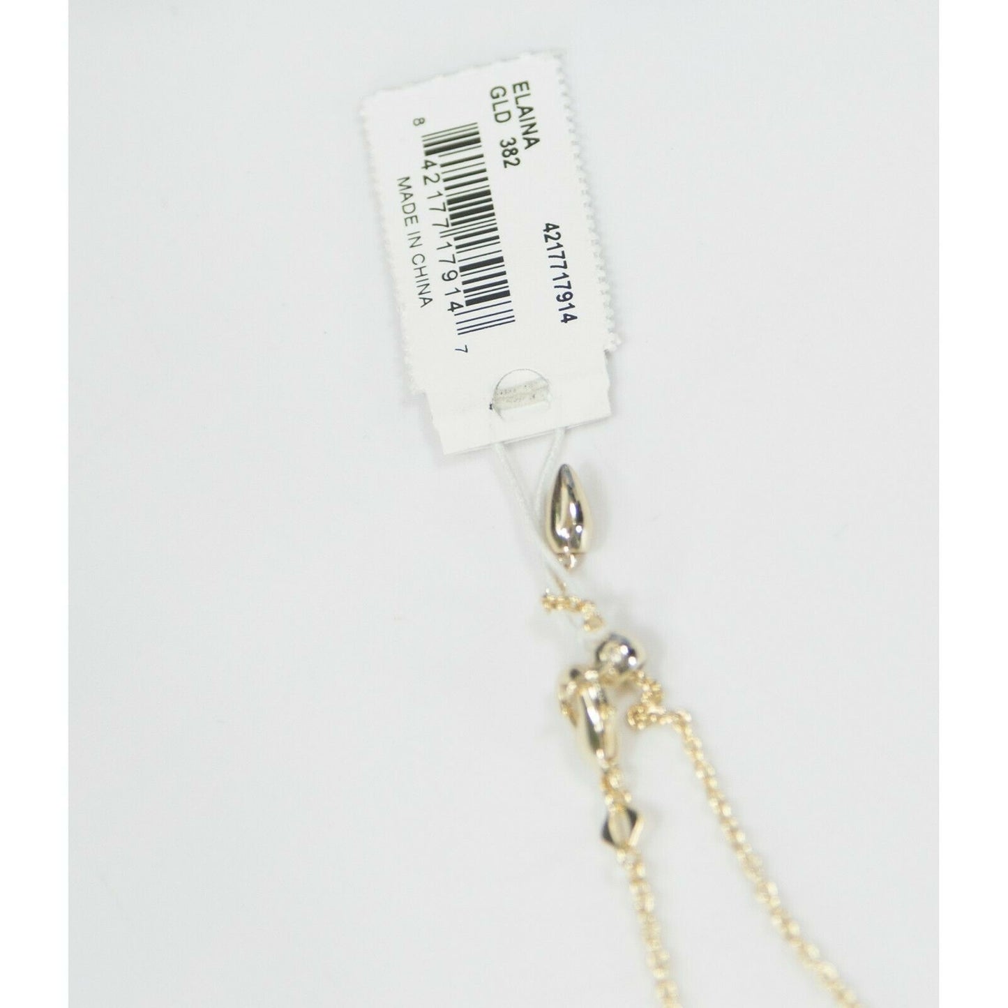 Kendra Scott Elaina Gold Green Apatite Chain Bracelet NWT