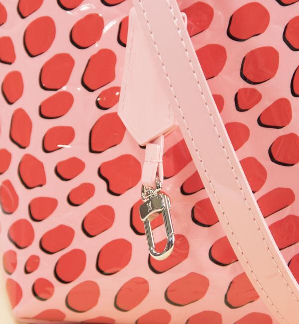Louis Vuitton Monogram Vernis Jungle Dots Sugar Pink Poppy Patent Leather Tote