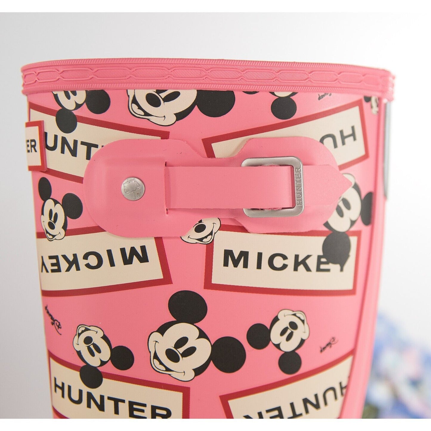 Hunter Boot Company Girls Mickey Disney Pink Shiver Rainboots 3 Youth NIB