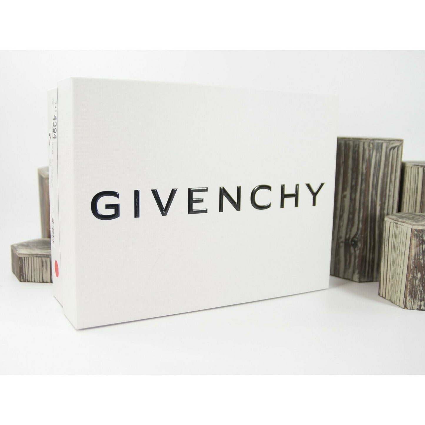 Givenchy Losange Black Leather 100MM Diamond Show Runway Heels Size 39.5 9.5 NIB