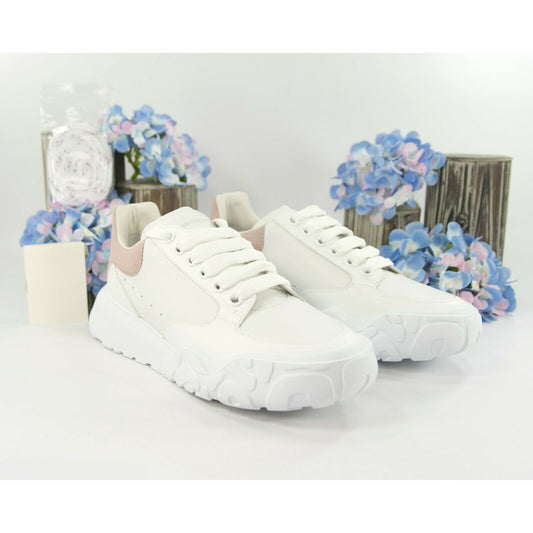 Alexander McQueen Oversized Patchouli Suede Lambskin Leather Sneakers 39 NIB