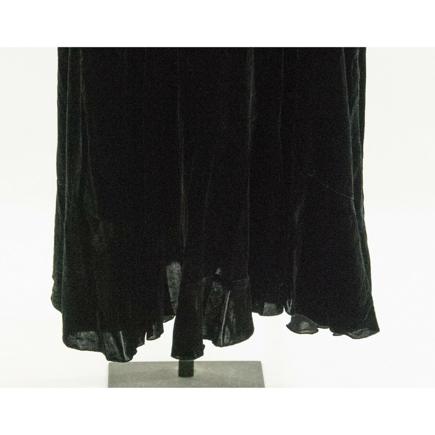 Cami x Speigel Black Velvet Layered Lined Maxi Evening Skirt 10