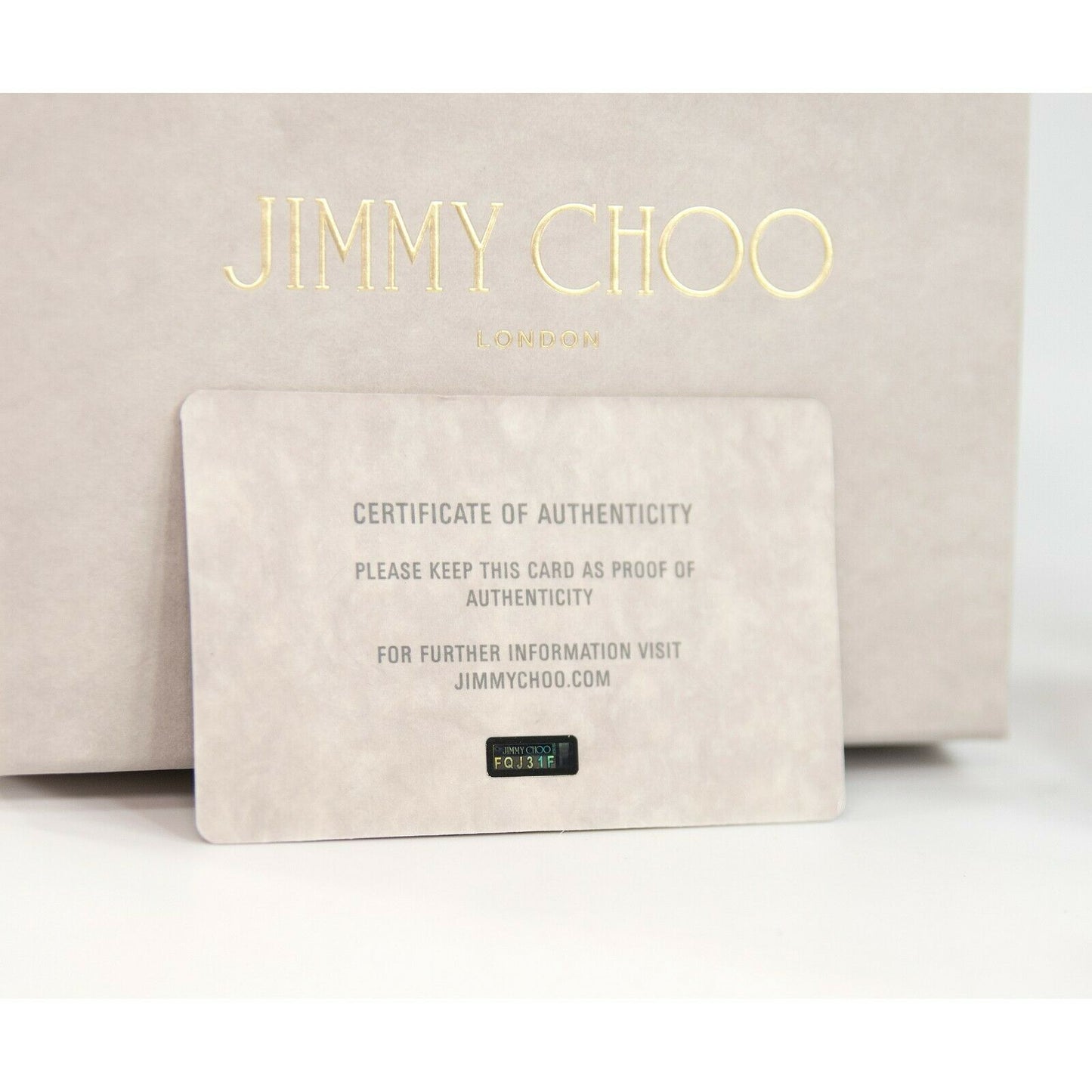 Jimmy Choo Aarna Silver Leather Card Case Holder Wallet NWT