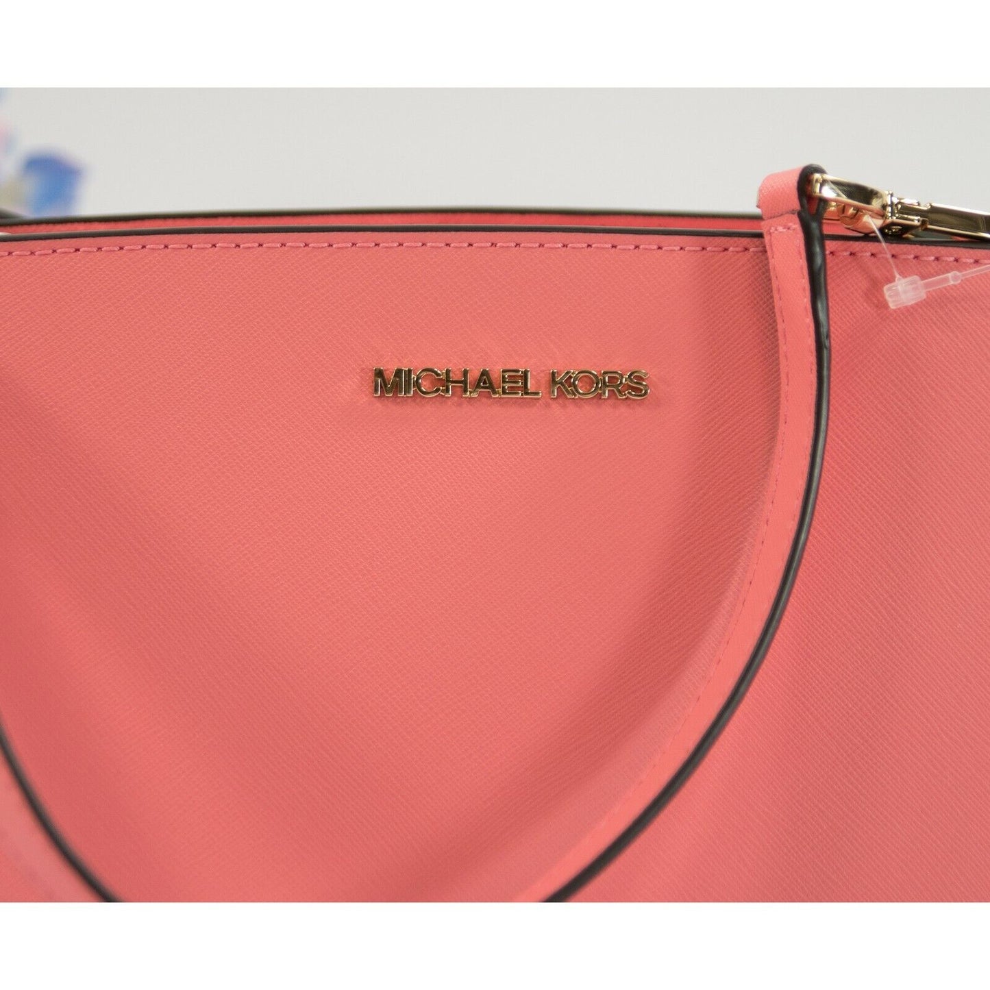 Michael Kors Grapefruit Leather Selma Medium Messenger Crossbody Bag NWT
