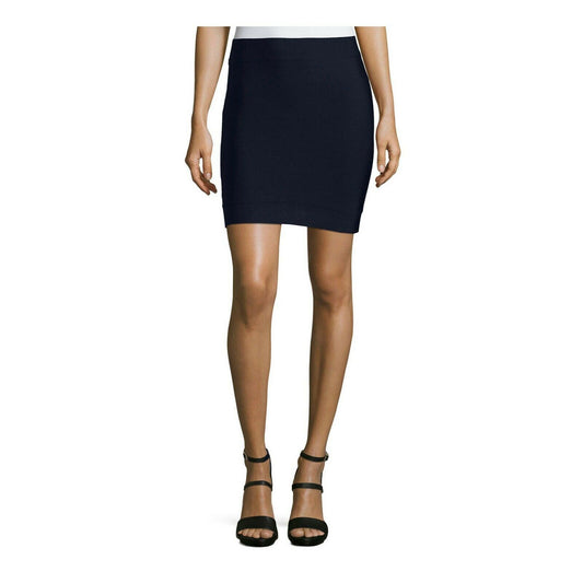 BCBGMaxAzria Cathy Dark NAVY BLUE Bandage Power Pencil Skirt XS NWT