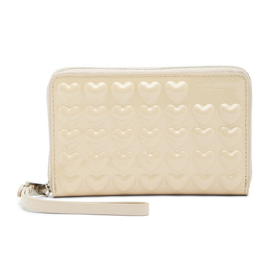 Marc Jacobs Collection Seashell Heart Patent Leather Wingman Wristlet Wallet NWT