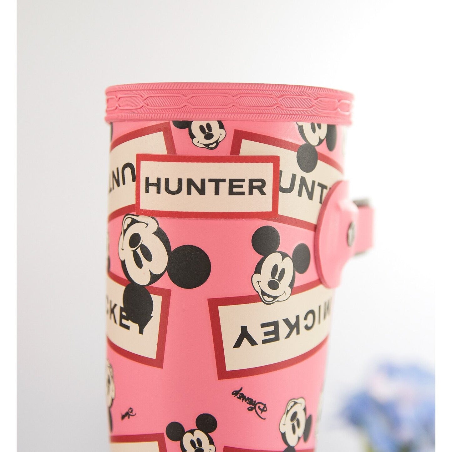 Hunter Boot Company Girls Mickey Disney Pink Shiver Rainboots 3 Youth NIB