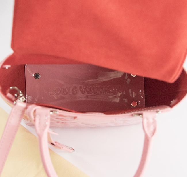 louis vuitton pink patent leather purse