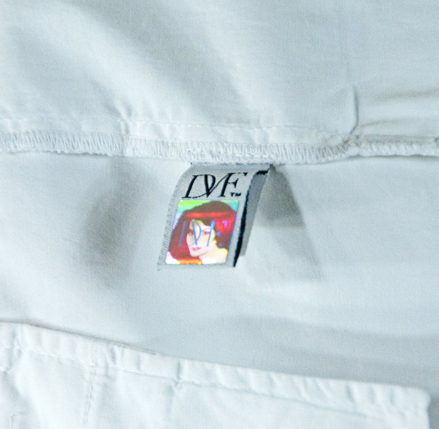 Diane Von Furstenberg White Denim Fitted Pencil Skirt Size 8 NWOT