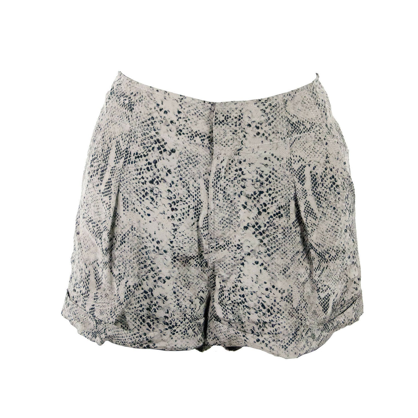 Rebecca Taylor Taupe Python Printed Swing Dress Shorts Size 4 NWT $225