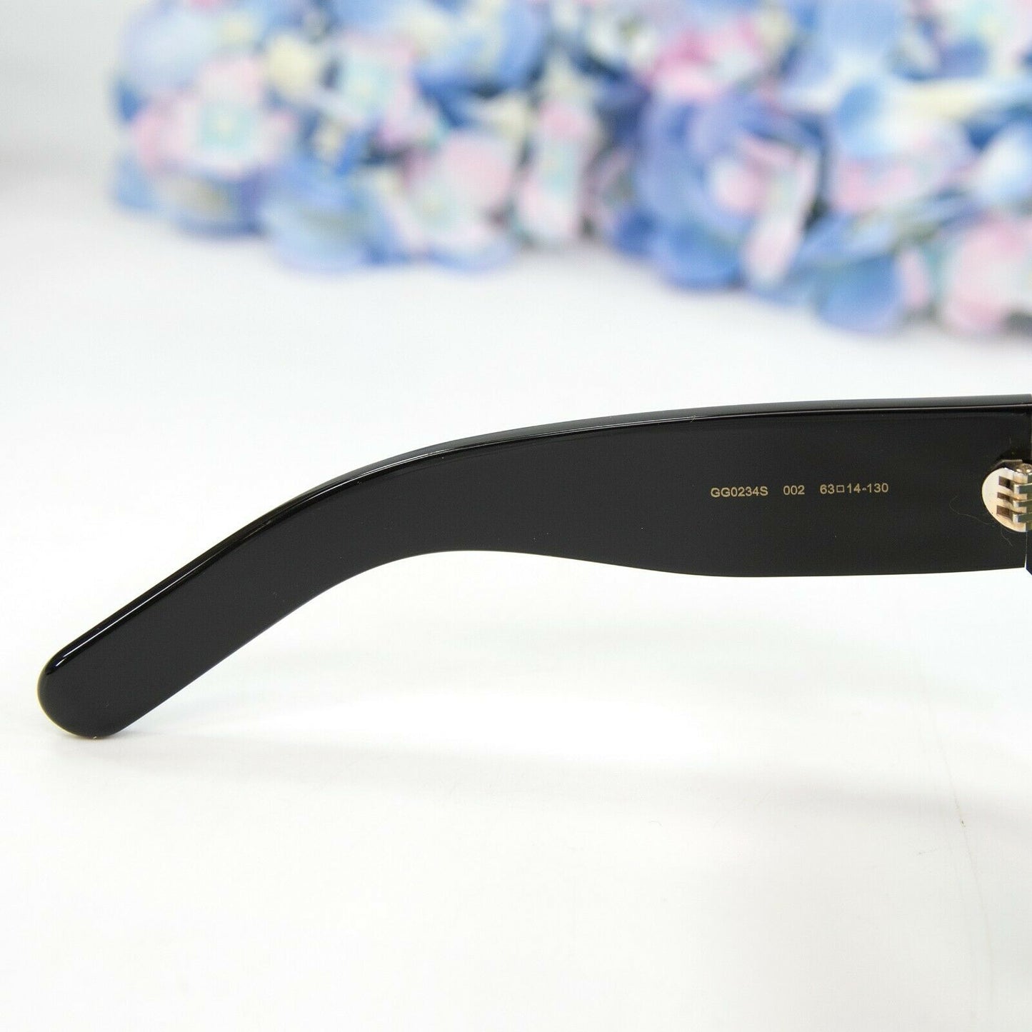 Gucci Faux Pearl Hollywood Forever Oversize Logo Sunglasses NWT $1100 GG0234S