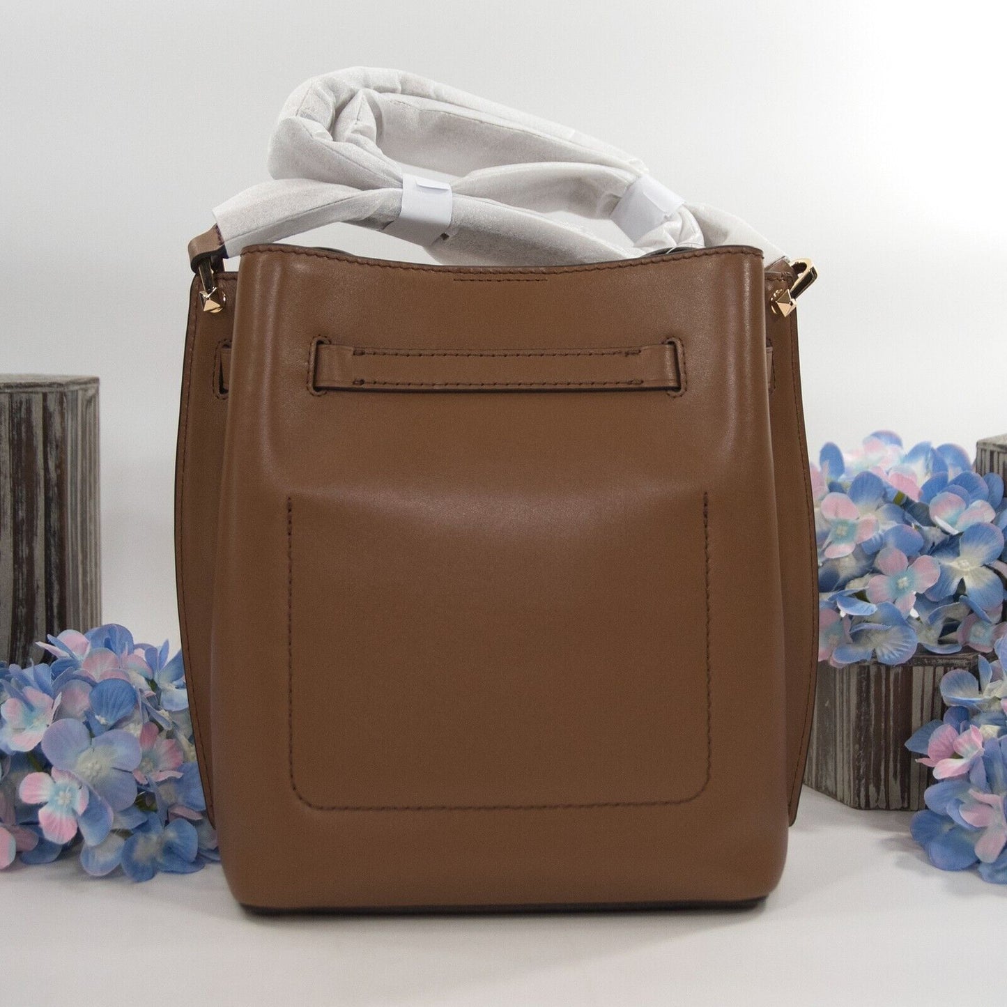Michael Kors Luggage Brown Hamilton Legacy Leather Satchel Bag NWT
