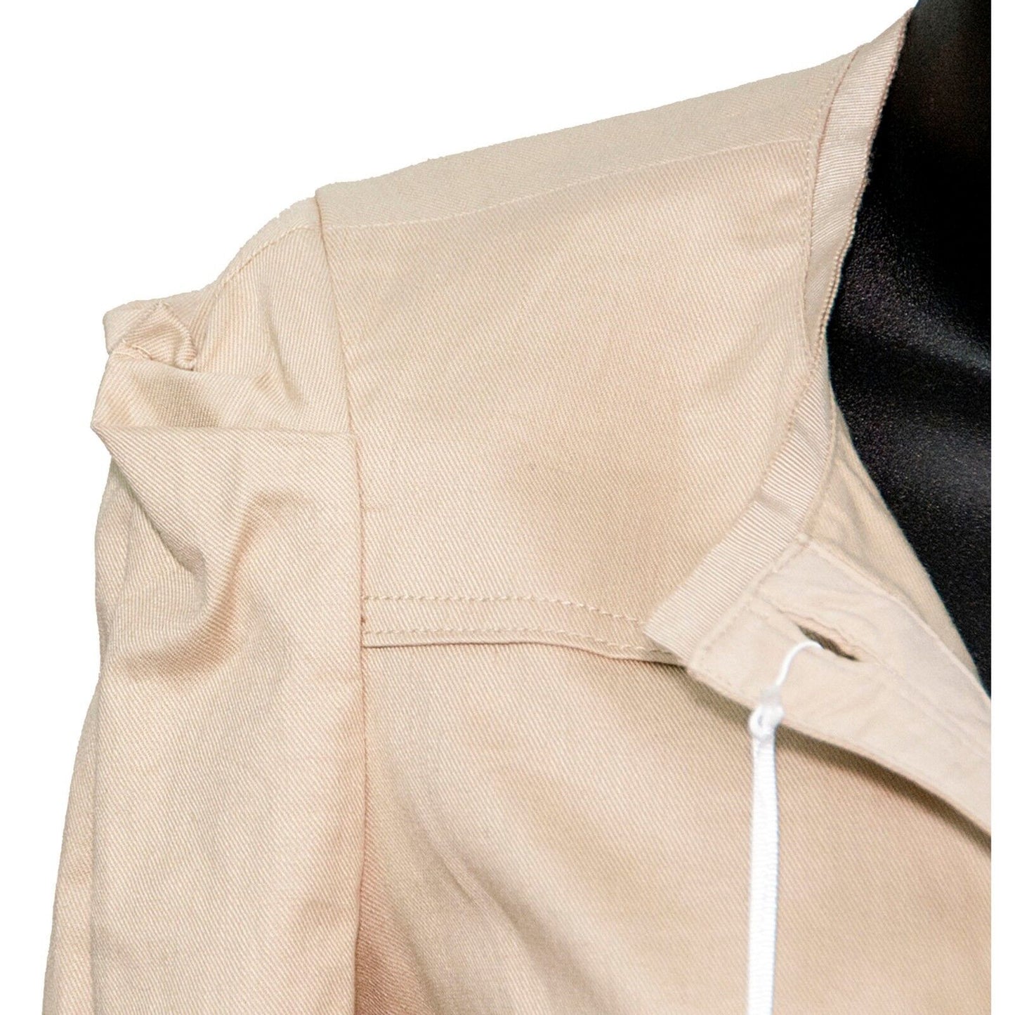 2b.Rych Walnut Spring Cotton Linen Military Safari Jacket Size 8 NWT