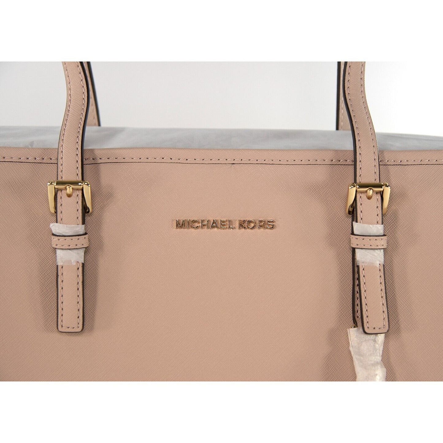 Michael Kors Soft Pink Saffiano Leather Multifunction Travel Tote Bag NWT